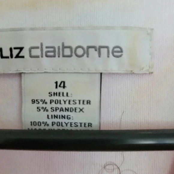 Liz Claiborne Sleeveless V Neck Summer Swing  Dress sz 14 - Picture 6 of 7